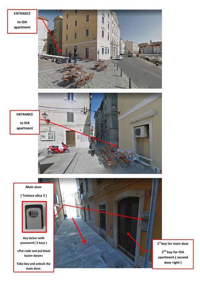 Ida Apartma Piran Kültér fotó